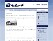 Tablet Screenshot of gea-trasporti.com